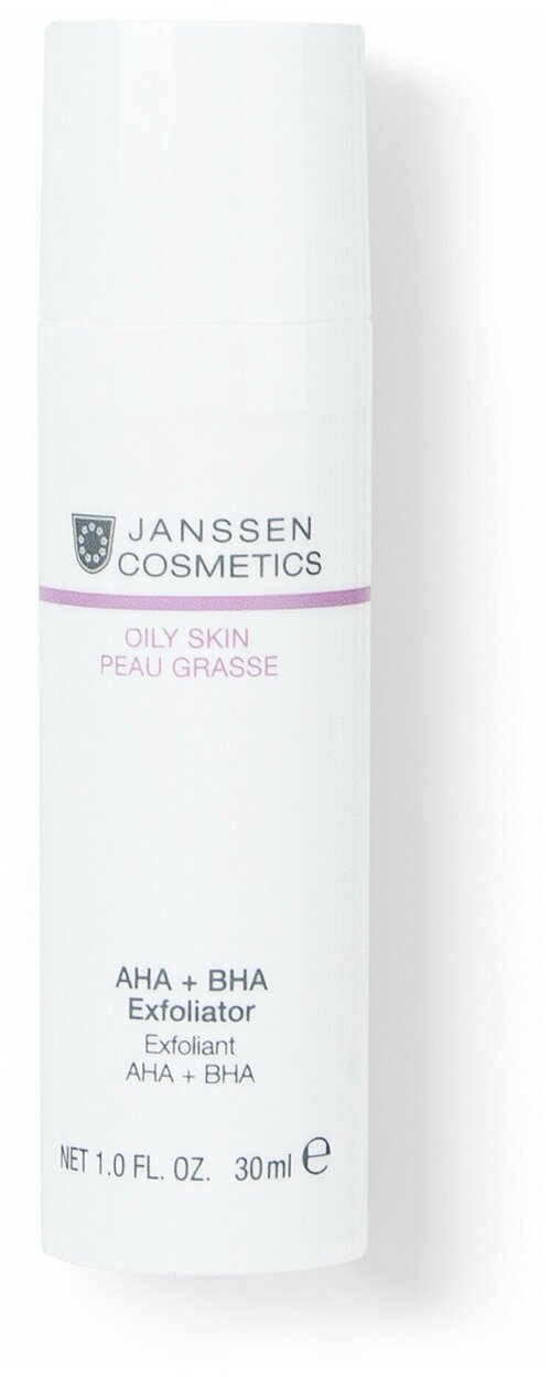 Janssen Cosmetics пилинг-гель AHA+BHA Exfoliator AHA+BHA эксфолиатор, 30 мл