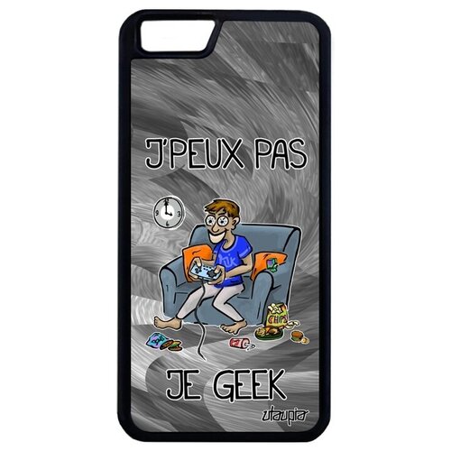 фото Красивый чехол на смартфон // apple iphone 6 plus // "не могу - играю!" повод гик, utaupia, серый