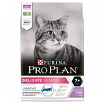 ProPlan (Проплан) 1,5кг Delicate Senior 7+ для кошек с чувствительным пищеварением с индейкой - изображение