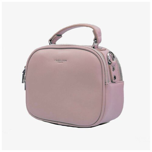 Сумка кросс-боди Johnny, фактура гладкая, розовый