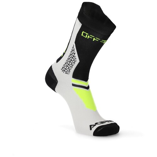 фото Носки acerbis, размер l/xl, черный, белый, зеленый