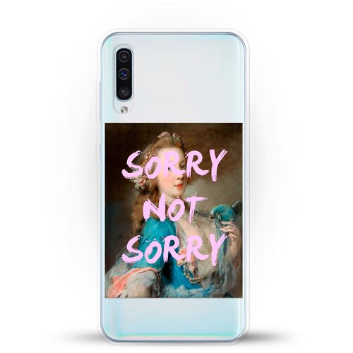 фото Силиконовый чехол sorry на samsung galaxy a30s andy & paul