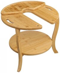 Столик-поднос, 38×35 см, бамбук