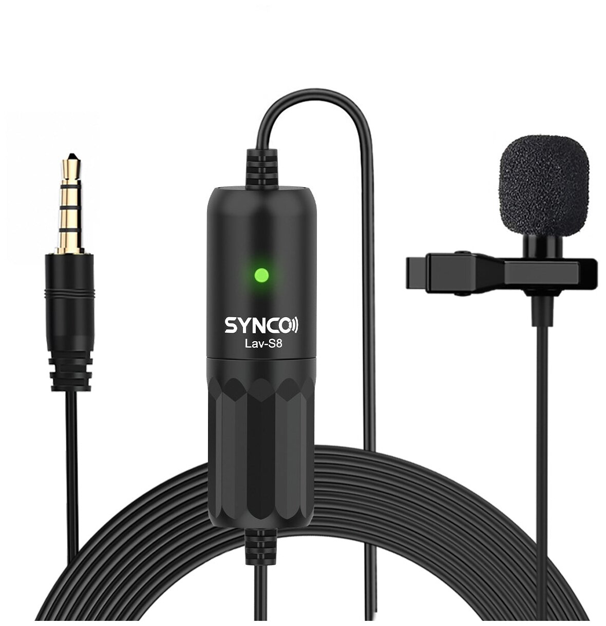 Микрофон Synco Lav-S8, петличный, моно, 3.5 мм TRS / TRRS