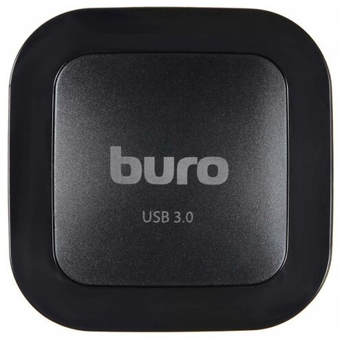 устройство чтения карт памяти usb2 0 buro bu cr 2102 белый Устройство чтения карт памяти Buro, USB3.0, BU-CR/HUB3-U3.0-C004, черный