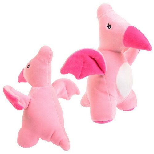 Мягкая игрушка Abtoys Dino Baby Динозаврик розовый, 19см игрушки для малышей abtoys dino baby динозаврик розовый 19 см