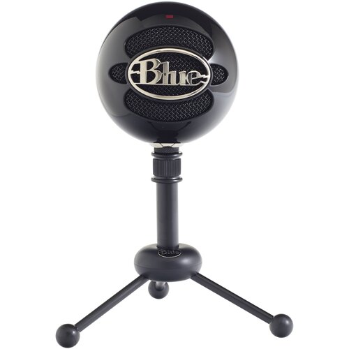 Микрофон проводной Blue Snowball, комплектация: микрофон, разъем: USB, черный