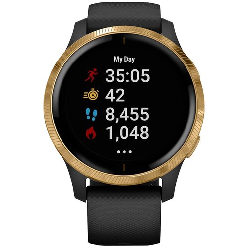 Спортивные часы Garmin Venu Black/Gold (010-02173-33)