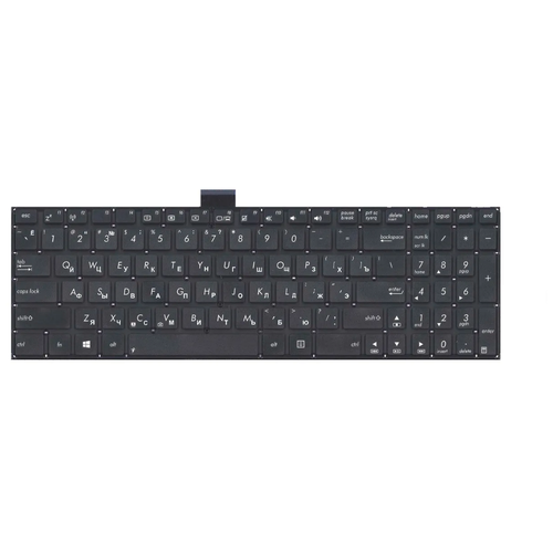 Клавиатура для ноутбука Asus X502 X502CA X502C черная (плоский Enter) арт 011162 клавиатура для asus x502c x551 x551ca x502ca x502 0knb0 6106ru00
