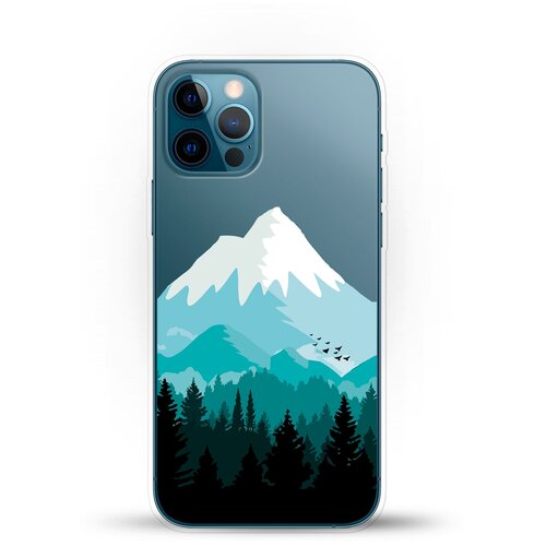 фото Силиконовый чехол снежные горы на apple iphone 12 pro andy & paul
