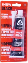 Герметик черный силиконовый 85г 1NEW 12-NEW