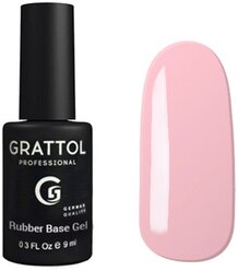 Grattol базовое покрытие Rubber Base Gel Camouflage, Camouflage 3, 9 мл