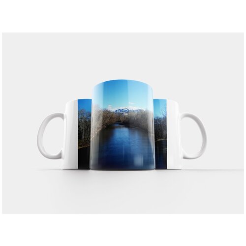 фото Кружка "река, зима, деревья" 320 мл lotsprints