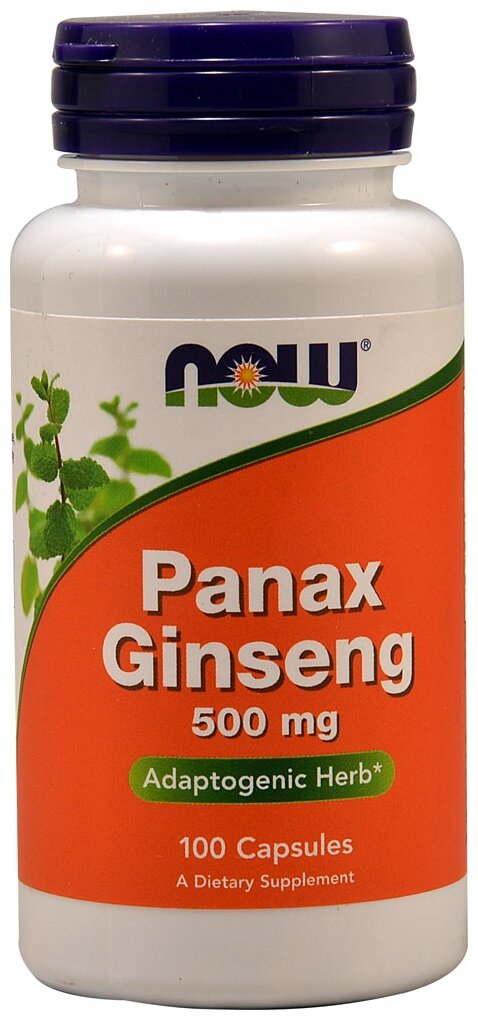 Капсулы NOW Panax Ginseng