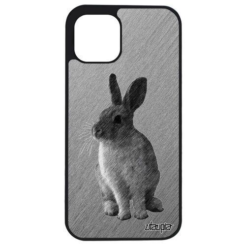 фото Новый чехол для телефона // apple iphone 12 mini // "кролик" трус пушистый, utaupia, серый