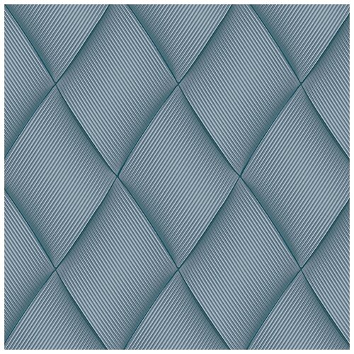 Обои Andrea Rossi Nisida 54327-5 Винил на флизилине (1,06*10) Синий, Ромб
