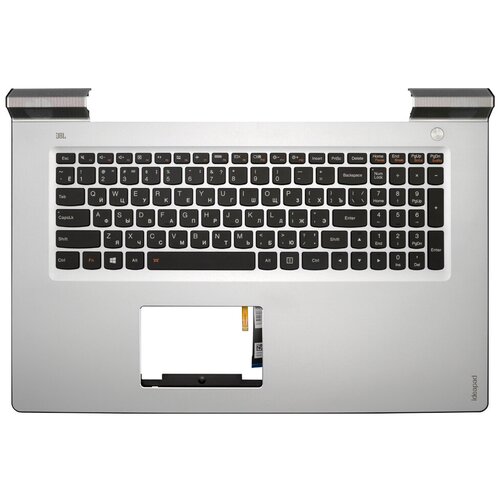 фото Клавиатура для ноутбука lenovo ideapad 700-17isk топ-панель серебро