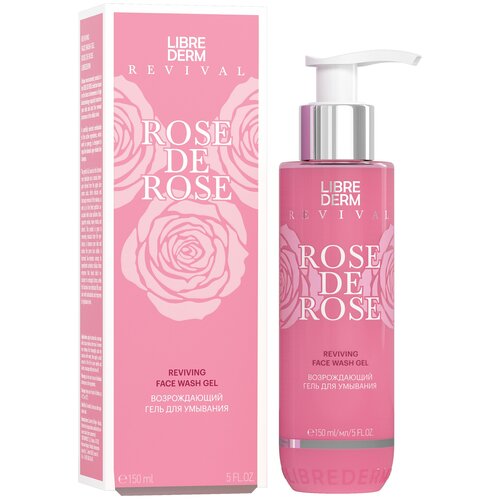 Librederm гель для умывания возрождающий Rose de Rose, 150 мл, 203 г