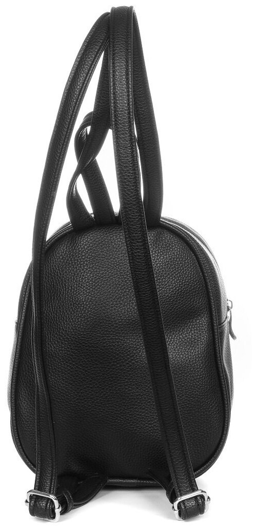 Рюкзак Ofta "Mini KZ", унисекс, городской, искусственный кожа, 6л, черный — фото 1