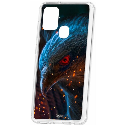 фото Чехол на samsung galaxy a21s kruche print орел / чехол для samsung / чехол с рисунком / чехол с принтом / чехол для самсунг / чехол для самсунг / бампер на гелакси / чехол накладка для гэлэкси / противоударная накладка для samsung galaxy / защита для galaxy / защита на samsung / cиликоновый чехол для samaung galaxy / пластиковый чехол на самсунг / защитный чехол для самсунг / чехольчик / защита телефона / ударопрочный чехол / галакси кruче,kruche