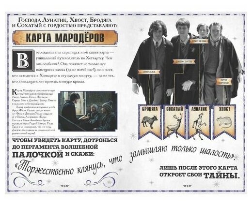 Гарри Поттер. Карта Мародёров (с волшебной палочкой) - фото №17