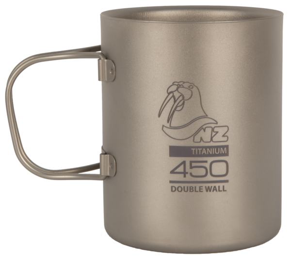 Титановая термокружка NZ Ti double wall mug 450 ml