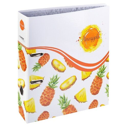 Папка-регистратор ВКФ Фрукты 75 мм, А4 несъемный арочный механизм Expert Complete (254173)