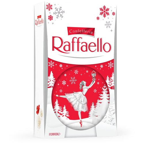 фото Набор конфет raffaello миндаль и кокос, новый год, 70 г