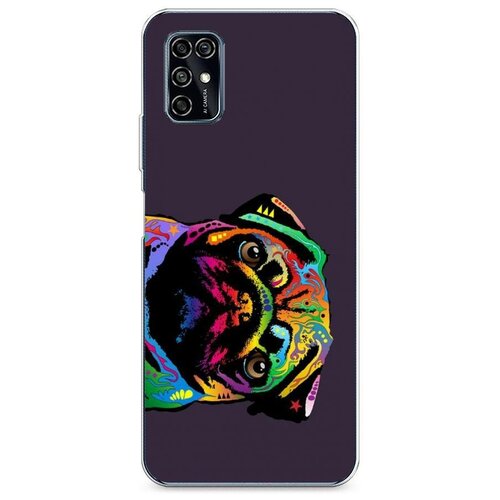 фото Силиконовый чехол "мопс великолепный" на zte zte blade v2020 smart / зте блейд в2020 смарт case place