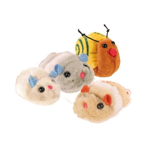 фото Trixie набор цветных игрушек для кошек в ассортименте (2 шт)