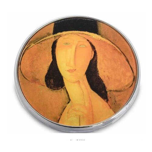 Зеркальце Портрет Жанны Эбютерн в большой шляпе Амедео Модильяни (Museum. Parastone) pr-M29MO 113-35896