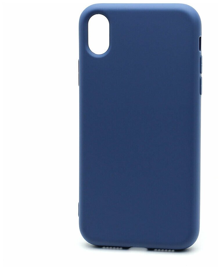 Чехол силиконовый для iPhone XR 6.1" Full case series глубокий синий