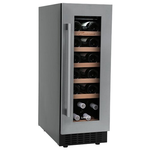 встраиваемый винный шкаф libhof libhof cx 19 black Встраиваемый винный шкаф Libhof CX-19 Silver