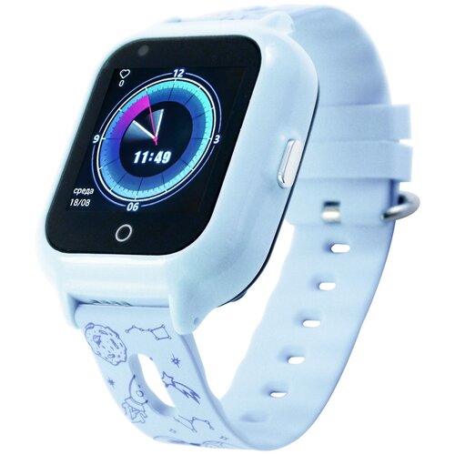 Наручные смарт часы TrakFon-SPACE-Blue-4G M2175RU с телефоном для мальчиков-подростков умные часы Два ремешка в комплекте 436000₽