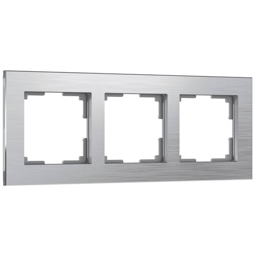 Рамка 3п Werkel Aluminium рамка 1п werkel wl11 frame 01 aluminium