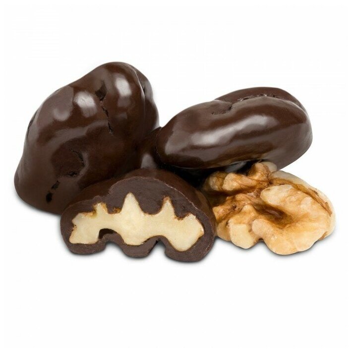 Ореховая смесь в шоколаде (кешью, миндаль, фундук, грецкий орех), 1 кг - фотография № 3