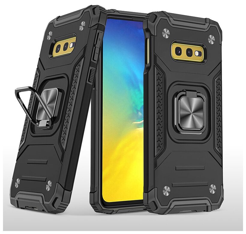 Противоударный чехол Legion Case для Samsung Galaxy S10e черный