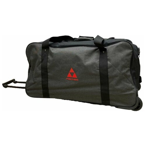 фото Баул хоккейный на колесах fischer player wheel bag 2022 30" (yth) (blk/red)