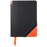 Записная книжка CROSS Jot Zone, A5, 160 страниц в линейку, ручка в комплекте. Цвет-черно-оранжевый. AC273-1M