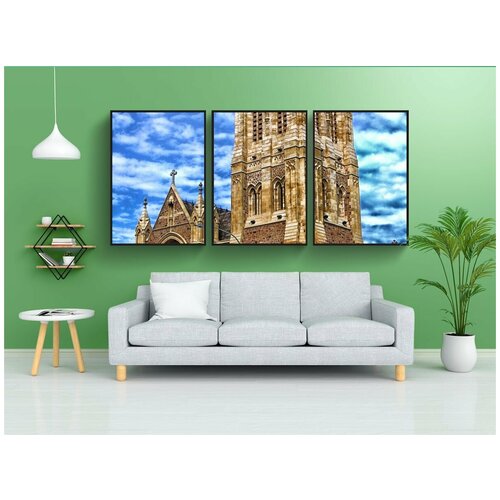 фото Набор модулных постеров для интерьера "аделаида, австралия, небо" 60x90 см. в тубусе, без рамки lotsprints