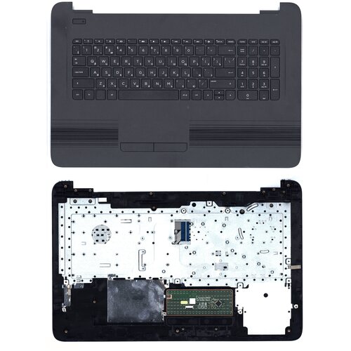 Клавиатура для ноутбука HP 17-AC черная с подсветкой топ-панель 3990₽