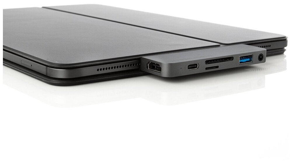 USB-хаб HyperDrive 6-in-1 USB-C Hub для iPad Pro iPad Air iPad mini серый космос HD319B-GRAY