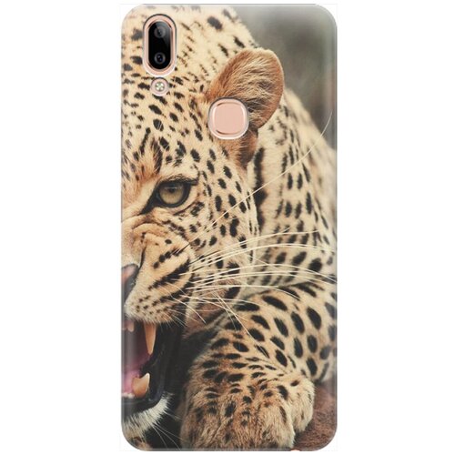 фото Re:pa накладка transparent для vivo y85 / v9 с принтом "рассерженный хищник"