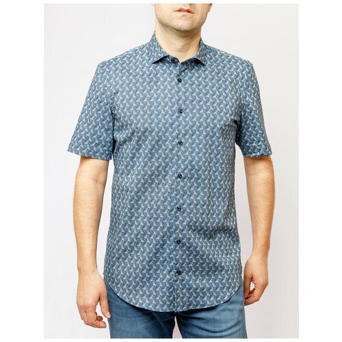 фото Мужская рубашка короткий рукав pierre cardin c6 15400.0005/6214 (c6 15400.0005/6214 размер 39)
