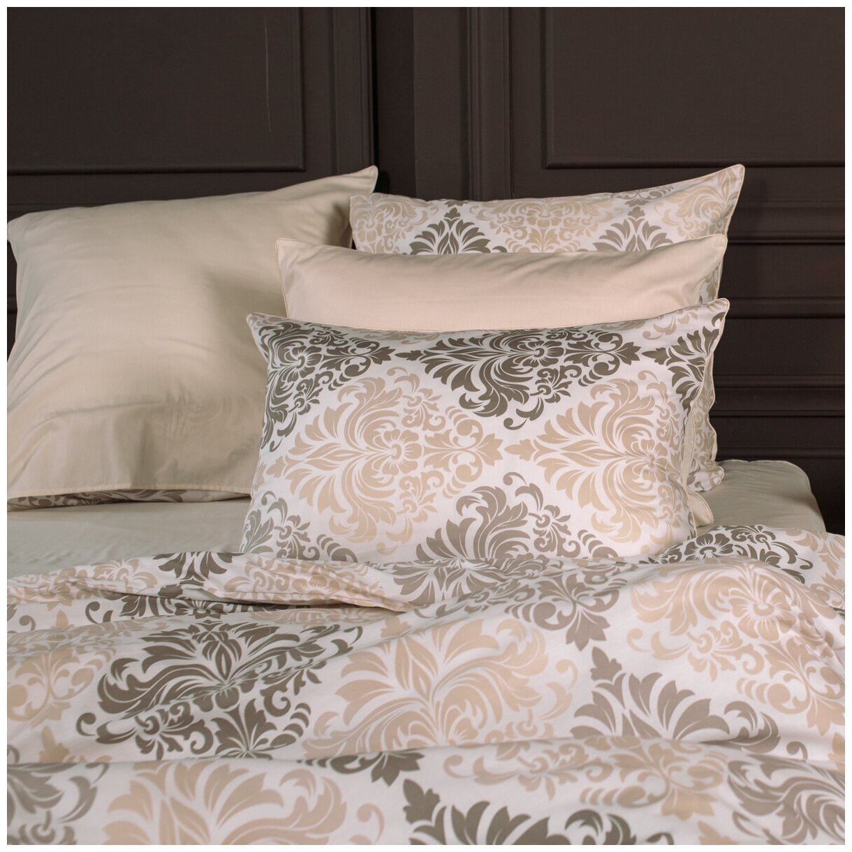 Комплект постельного белья La Prima постельное бельё сатин афина, размер Семейный (145x215см - 2)