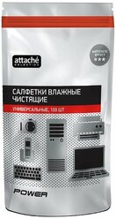 Салфетки Attache Selection Power запасной блок универсальные (100 штук)