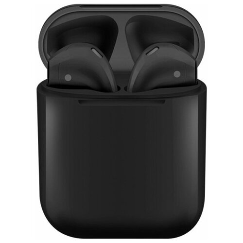 Наушники беспроводные TWS I12 с боксом для зарядки Bluetooth черный 69000₽