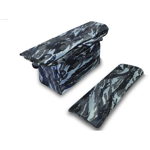 Комплект накладок лодочных (серые) 75*20*4 Оксфорд