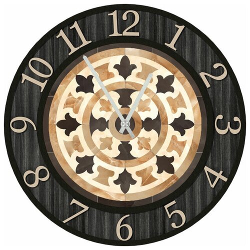 фото Svs настенные часы svs 3502920 узор