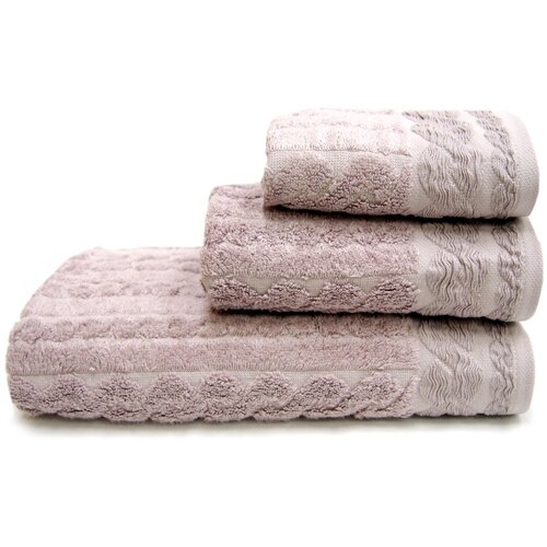 фото Tana home collection полотенце sabrina цвет: светло-коричневый (70х140 см) br41954